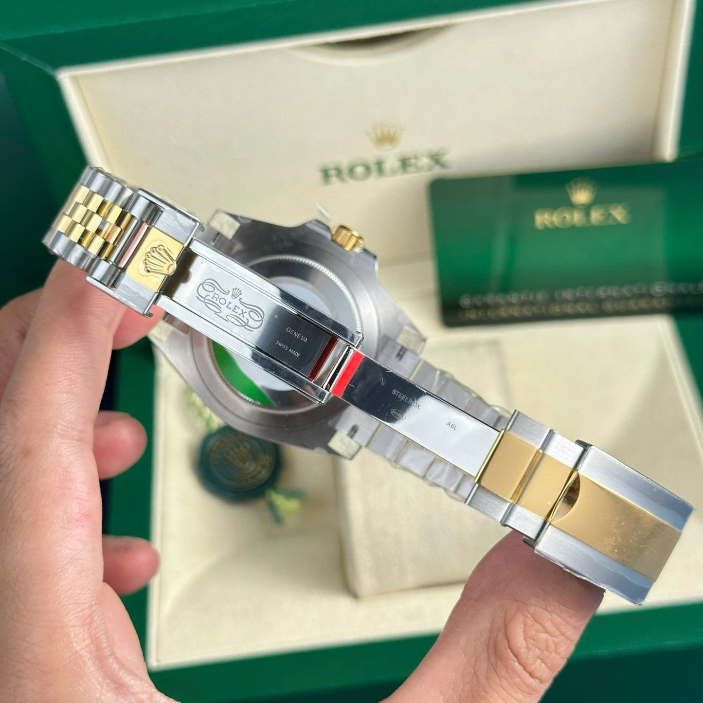 Rolex Replica Watch GMT-Master II 126713GRNR Black Dial Clean Factory 41mm