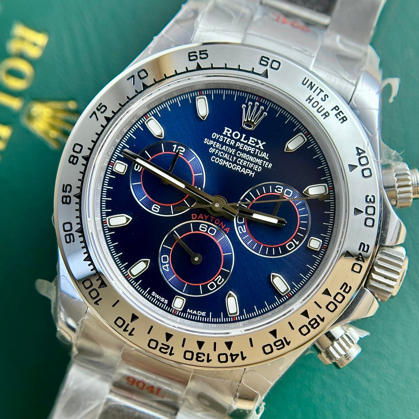 Rolex Cosmograph Daytona 116506 Refined Blue Dial V2 40mm