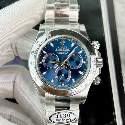 Rolex Daytona 116509 Replica Watch Blue Dial Clean Factory 40mm