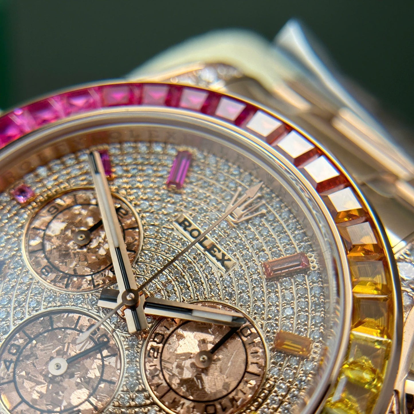Rolex Cosmograph Daytona 116595 Rainbow Replica Watch BT Factory 40mm