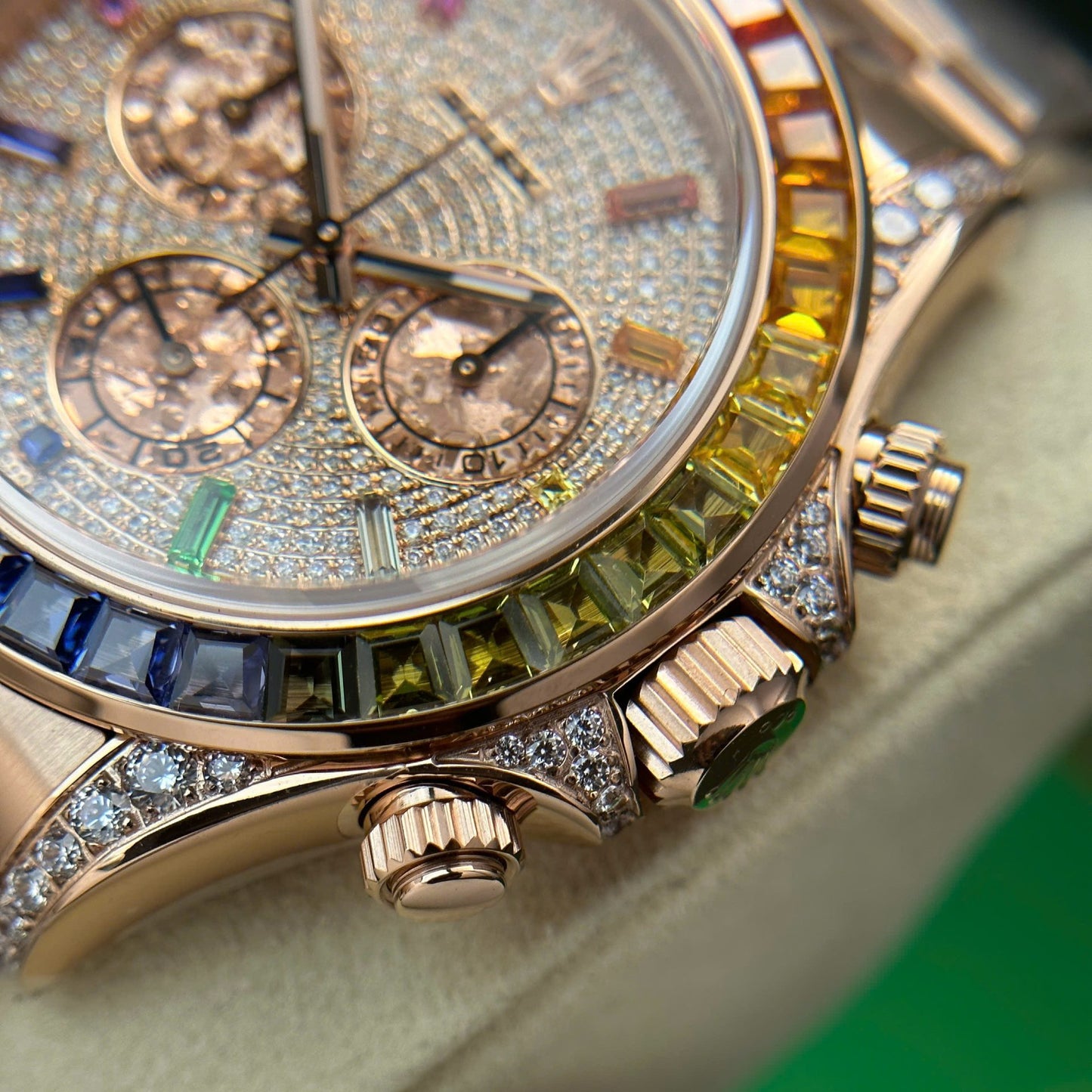 Rolex Cosmograph Daytona 116595 Rainbow Replica Watch BT Factory 40mm