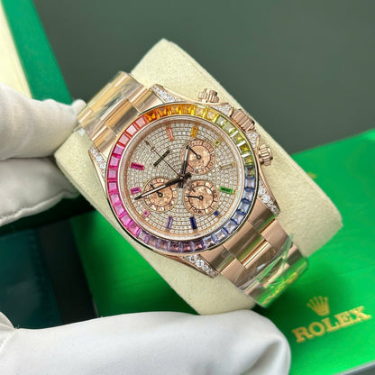 Rolex Cosmograph Daytona 116595 Rainbow Replica Watch BT Factory 40mm