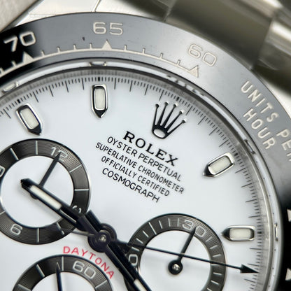 Rolex Cosmograph Daytona 116500LN Replica Watch White Dial BT Factory 40mm