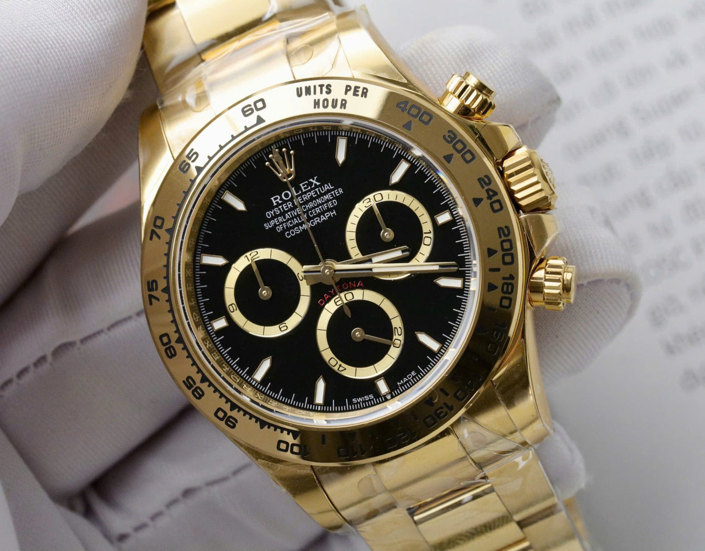 Rolex Cosmograph Daytona M126508 Black Dial 40mm Clone