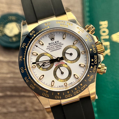 Rolex Cosmograph Daytona Replica Watch White Dial BT Factory 40mm
