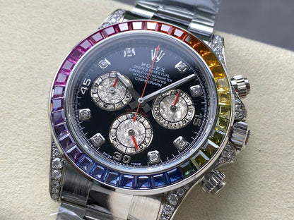 Rolex Cosmograph Rainbow Replica Noob Factory 40mm