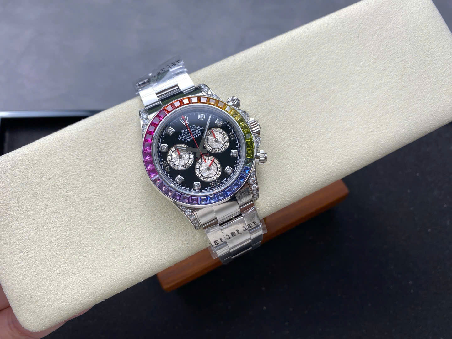 Rolex Cosmograph Rainbow Replica Noob Factory 40mm