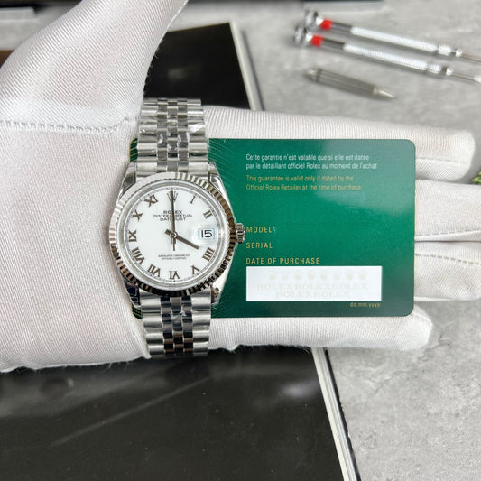 Rolex DateJust 126234 Replica Watch White Dial VS Factory 36mm Clone