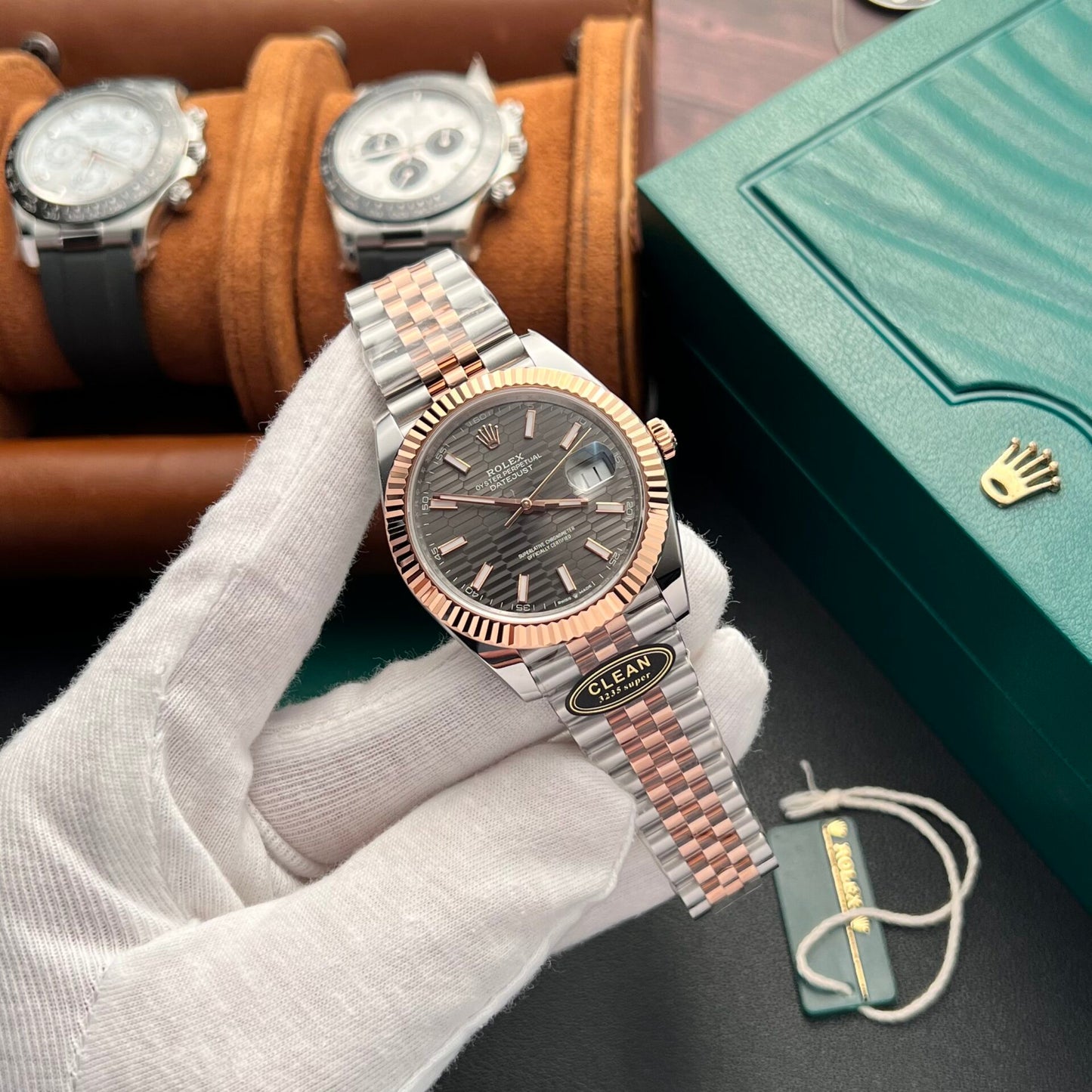 Rolex DateJust 126331 Replica Watch Demi Grey Dial Clean Factory 41mm