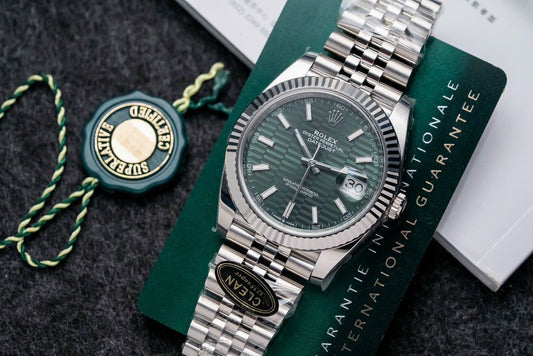 Rolex DateJust 126334 Replica Watch Green Dial Jubilee Strap Clean Factory 41mm