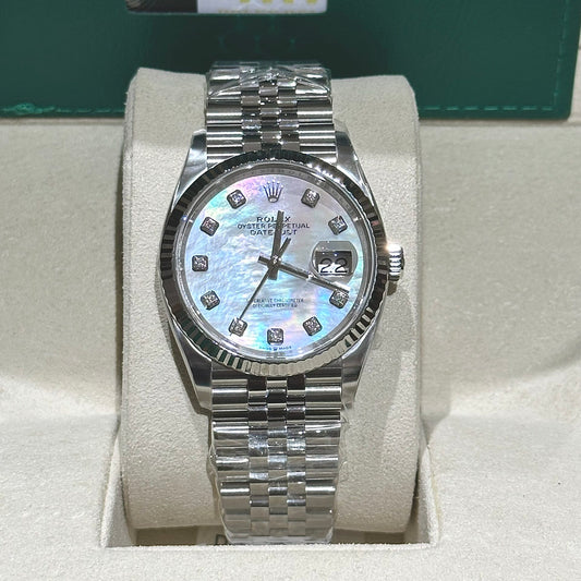 Rolex Replica  DateJust 126334 Mother Of Pearl 41mm Clean Factory