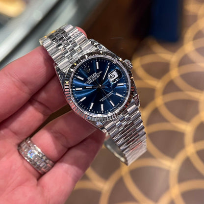 Rolex DateJust 126334 Replica Watches Blue Dial VS Factory 36mm