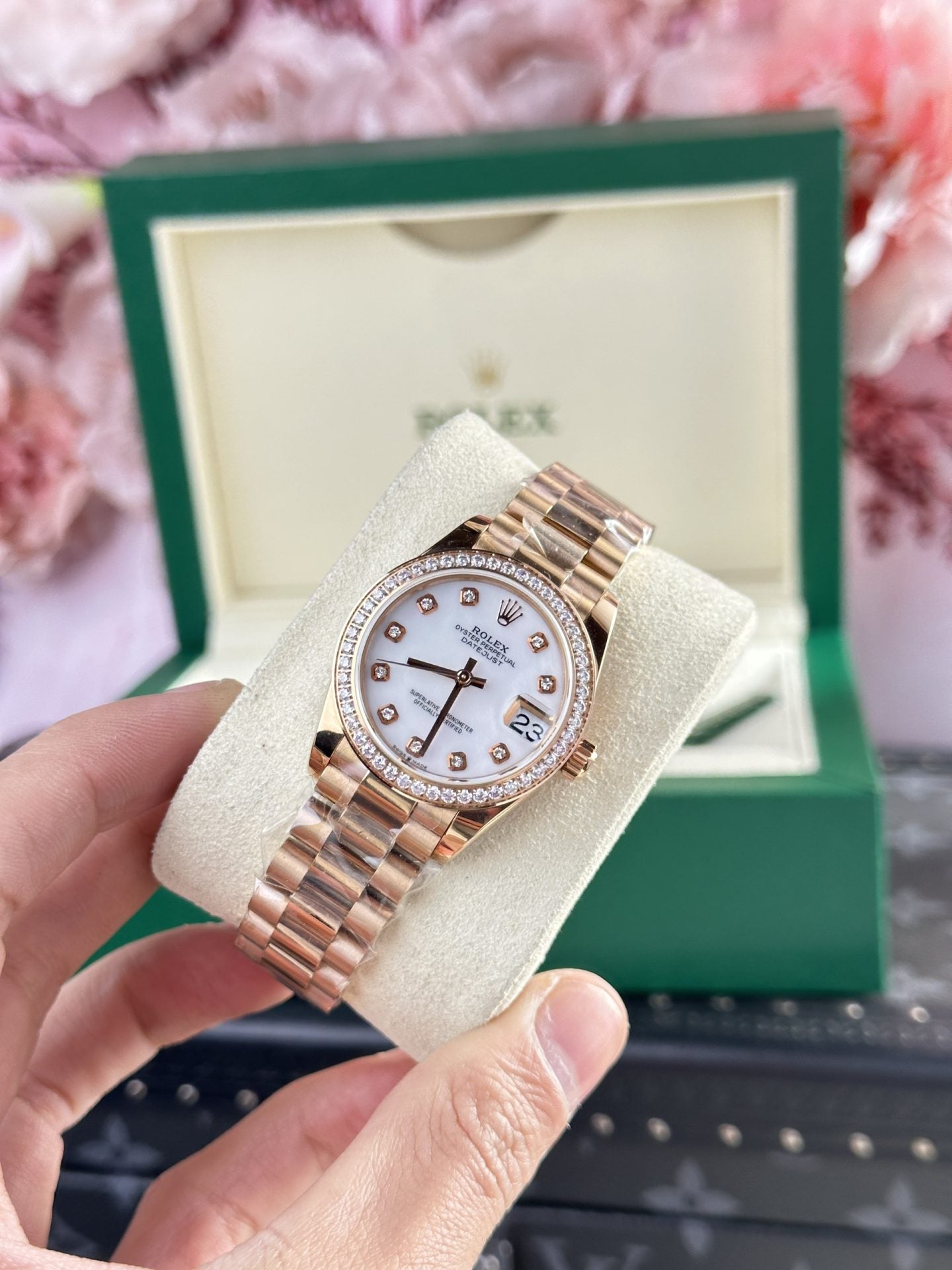 Rolex DateJust 278285 Replica Watch Mother Of Pearl Dial 31mm Clone