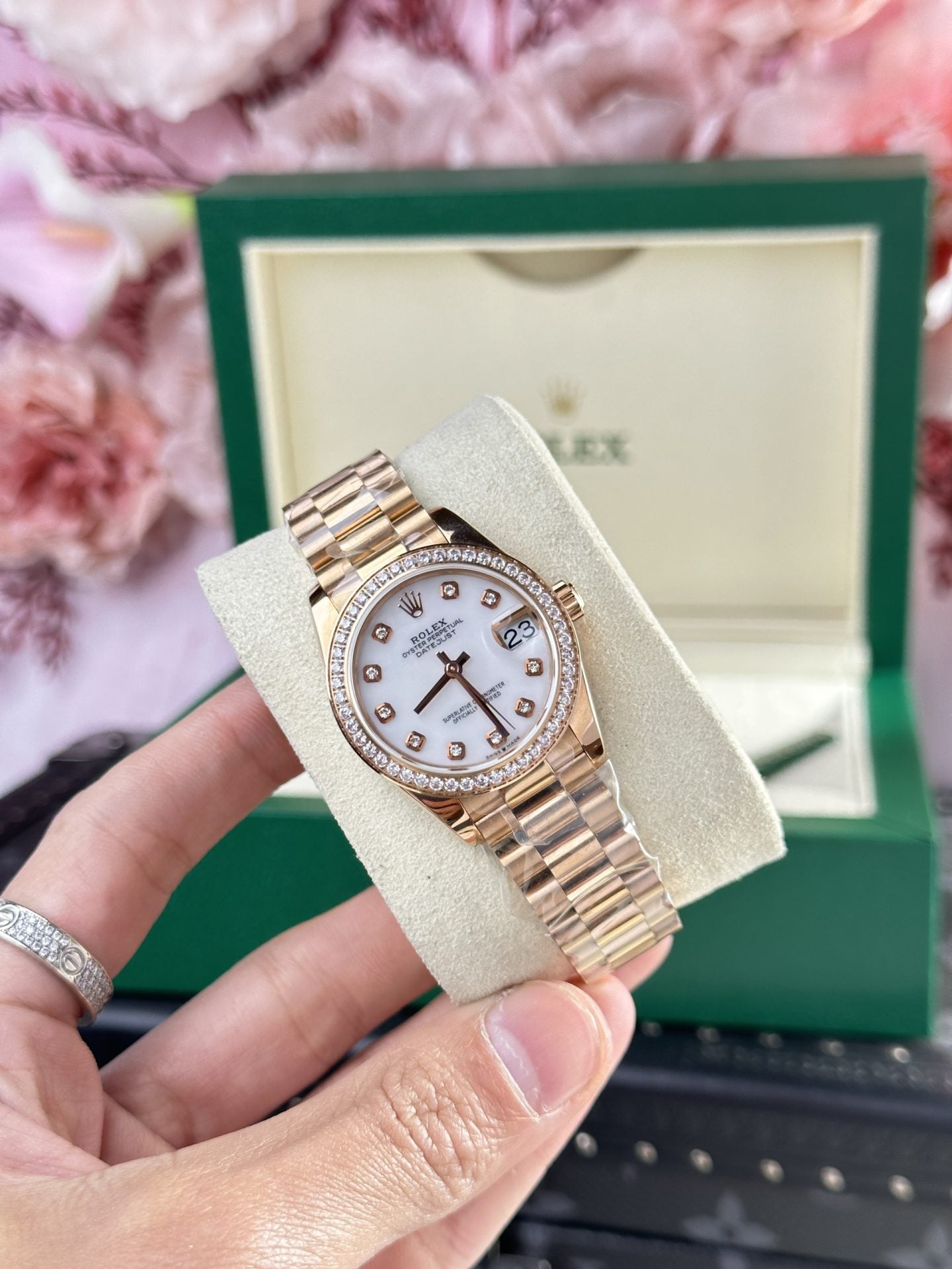 Rolex DateJust 278285 Replica Watch Mother Of Pearl Dial 31mm Clone