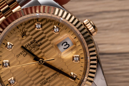 Rolex Best Replica Watch DateJust Gold Wrapped Jubilee Strap GM Factory 36mm
