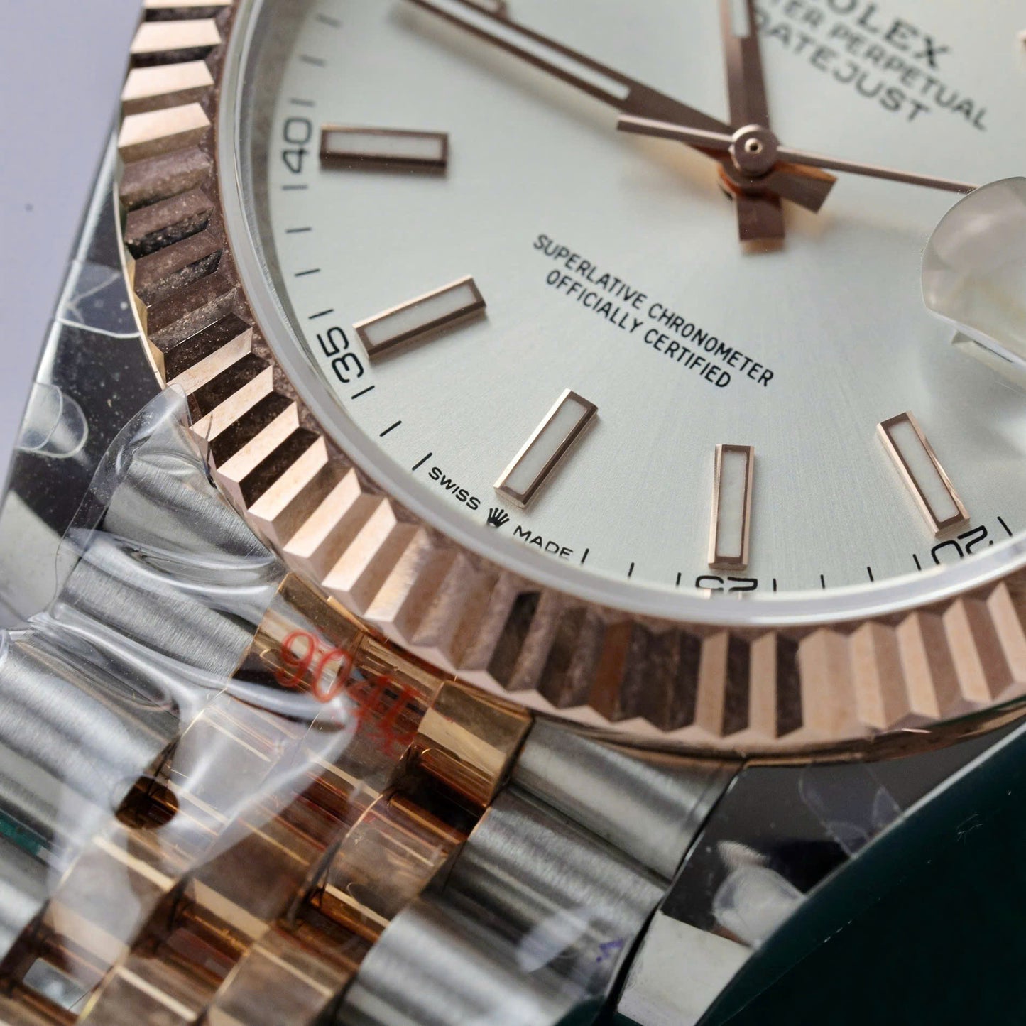 Rolex DateJust Replica Watch Rose Gold Wrapped Jubilee Strap GM Factory 41mm