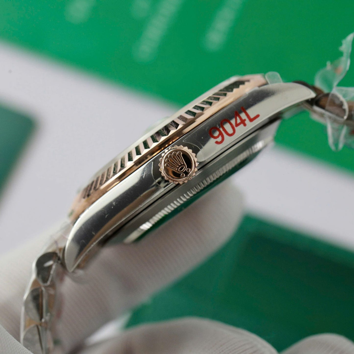 Rolex DateJust Replica Watch Rose Gold Wrapped Jubilee Strap GM Factory 41mm