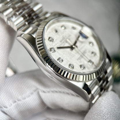 Rolex DateJust Replica Watch Meteorite Dial Clean Factory 41mm