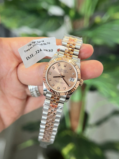 Rolex Best Replica Watch DateJust Gold Wrapped Womens GM Factory 31mm