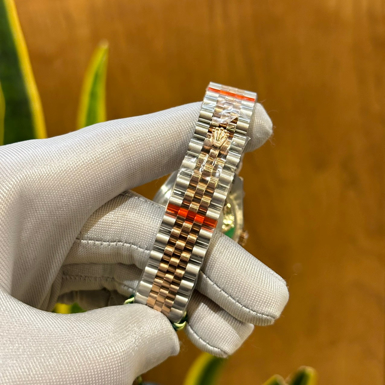 Rolex DateJust Women’s High Quality Fake Watch With Diamonds Chocolate Dial 31mm Clone
