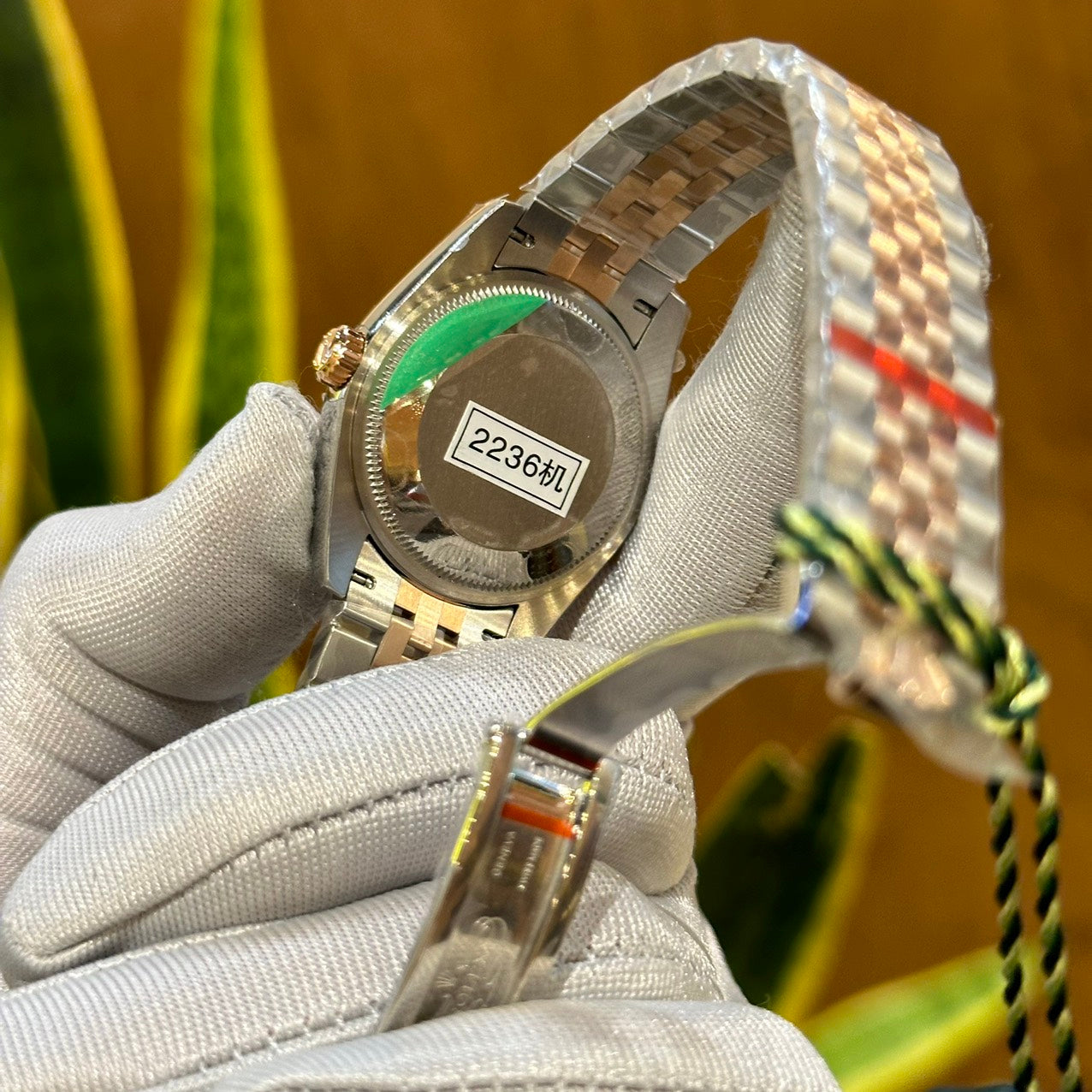 Rolex DateJust Women’s High Quality Fake Watch With Diamonds Chocolate Dial 31mm Clone