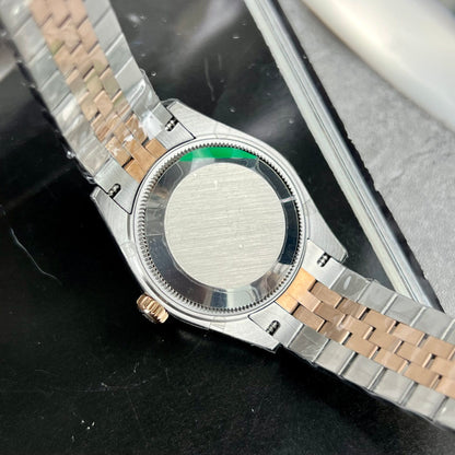 Rolex DateJust Replica Watch Flower Dial With Diamond Bezel 31mm Clone