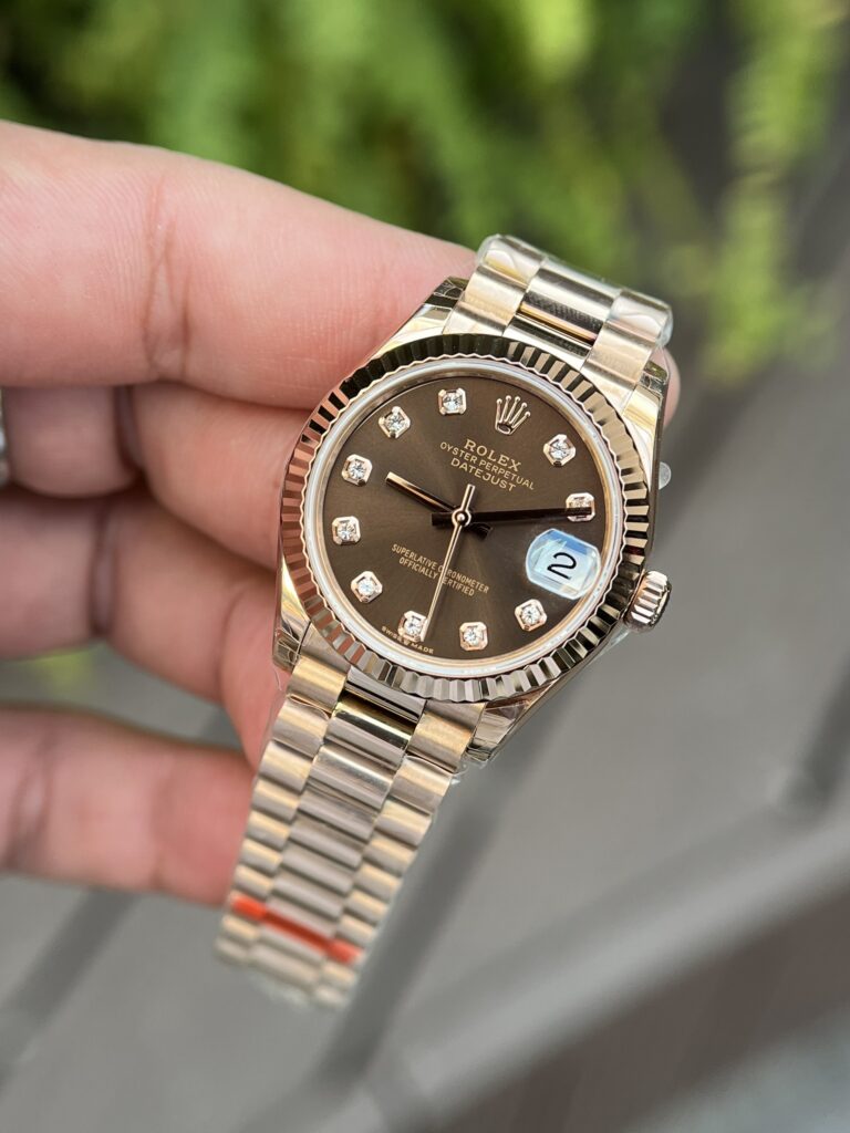 Rolex DateJust Chocolate Dial Super Fake 11 BP Factory 31mm