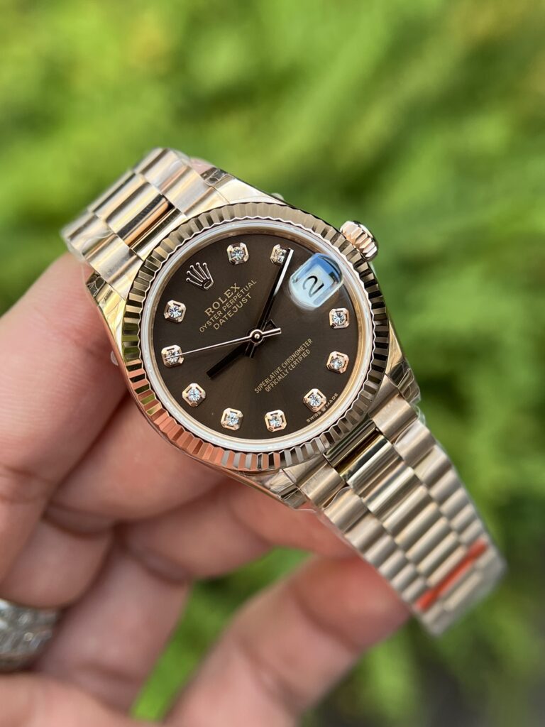 Rolex DateJust Chocolate Dial Super Fake 11 BP Factory 31mm