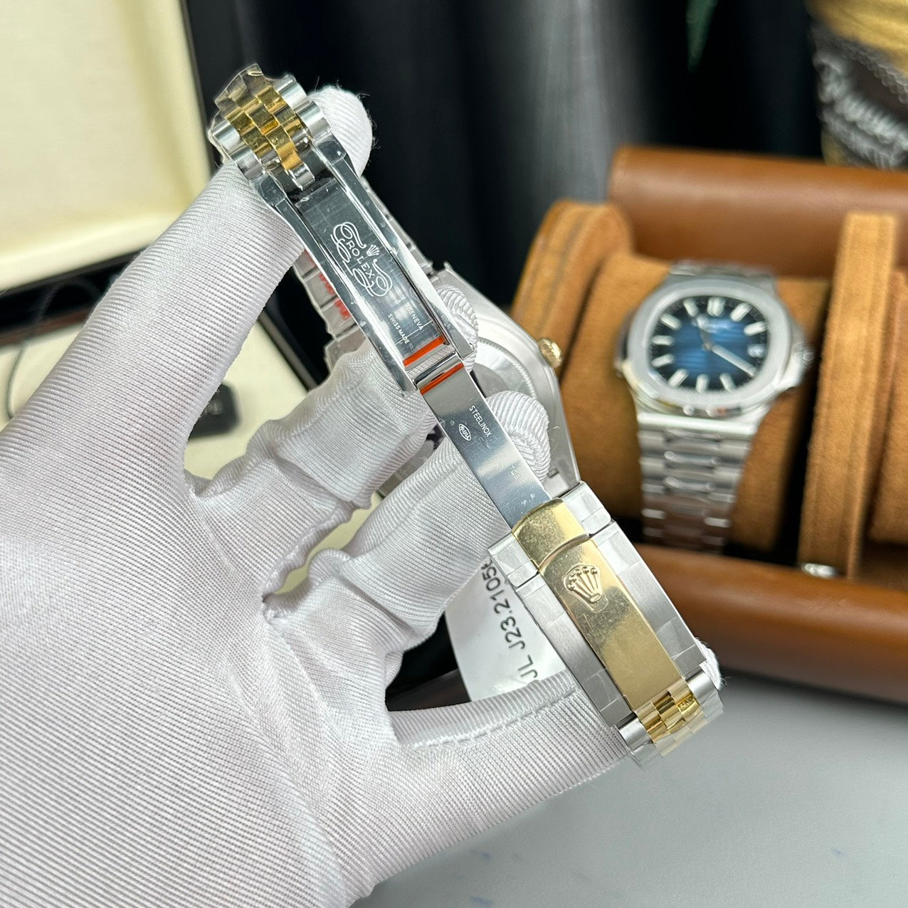 Rolex DateJust Replica Watch Gold Wrapped Jubilee Strap GM Factory 41mm