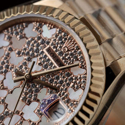 Rolex Replica Watch DateJust 278275 Womens Butterfly Dial 31mm Clone