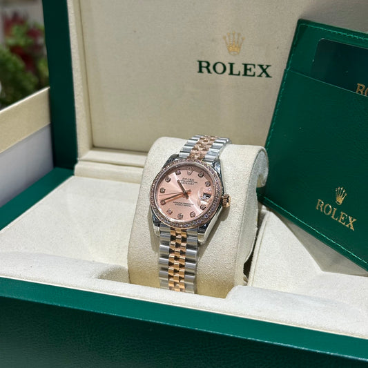 Rolex DateJust Women’s High Quality Fake Watch Sunburt Dial Jubilee Strap 31mm Ckibw