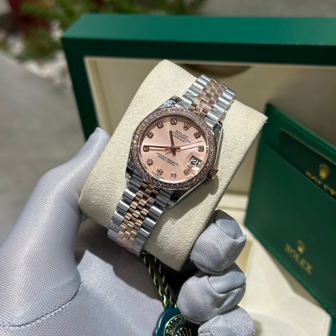 Rolex DateJust Women’s High Quality Fake Watch Sunburt Dial Jubilee Strap 31mm Ckibw