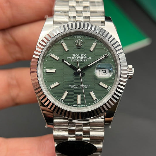 Rolex Datejust 126234 Green Dial High Quality Replica Watch VS Factory 36mm