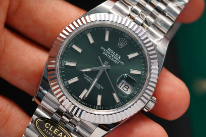 Rolex Datejust 126334 Replica Watch Green Dial Clean Factory 41mm