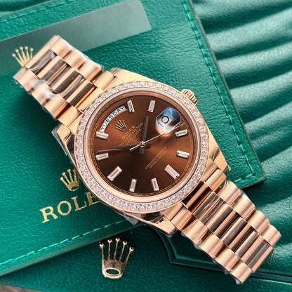 Rolex Watch Day-Date 228235 Chocolate Dial EW Factory 40mm