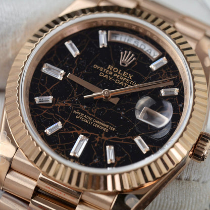 Rolex Replica Watch Day-Date 228235 Lava Dial Weight 185 Grams QF Factory 40mm