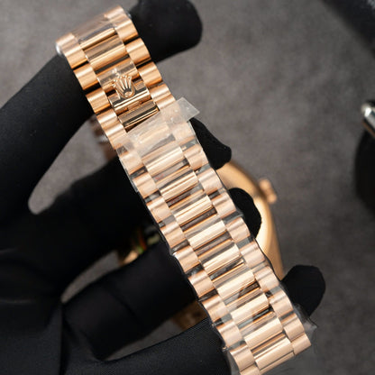 Rolex Day-Date 228235 Replica Watch Dial Chocolate Weight 185gram QF Factory 40mm