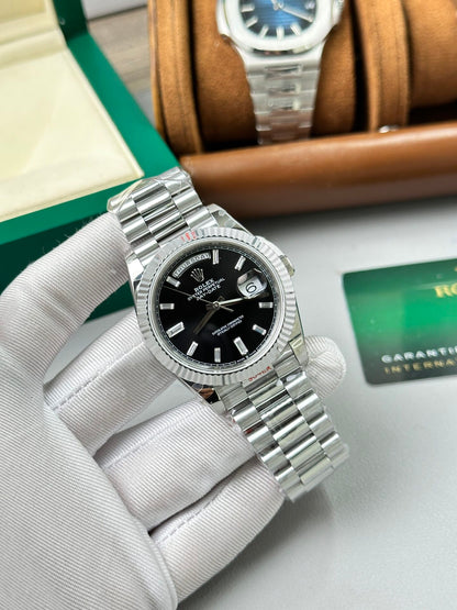 Rolex Day-Date 228236 Replica Wathc Weight 167gr Black Dial GM Factory 40mm