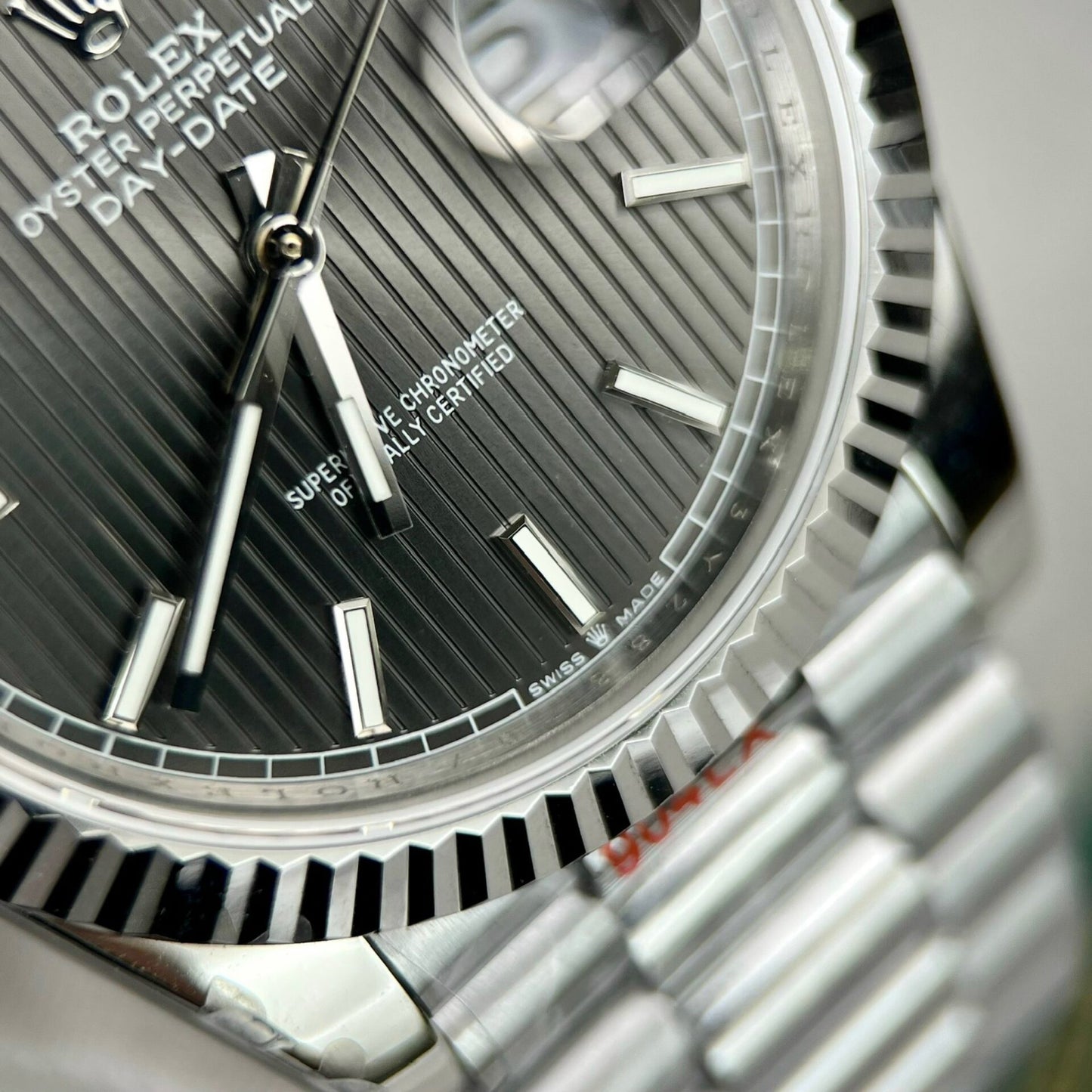 Rolex Day-Date 228236 Replica Watch Grey Dial GM Factory 40mm