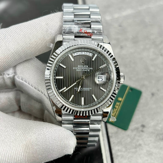 Rolex Day-Date 228236 Replica Watch Grey Dial GM Factory 40mm