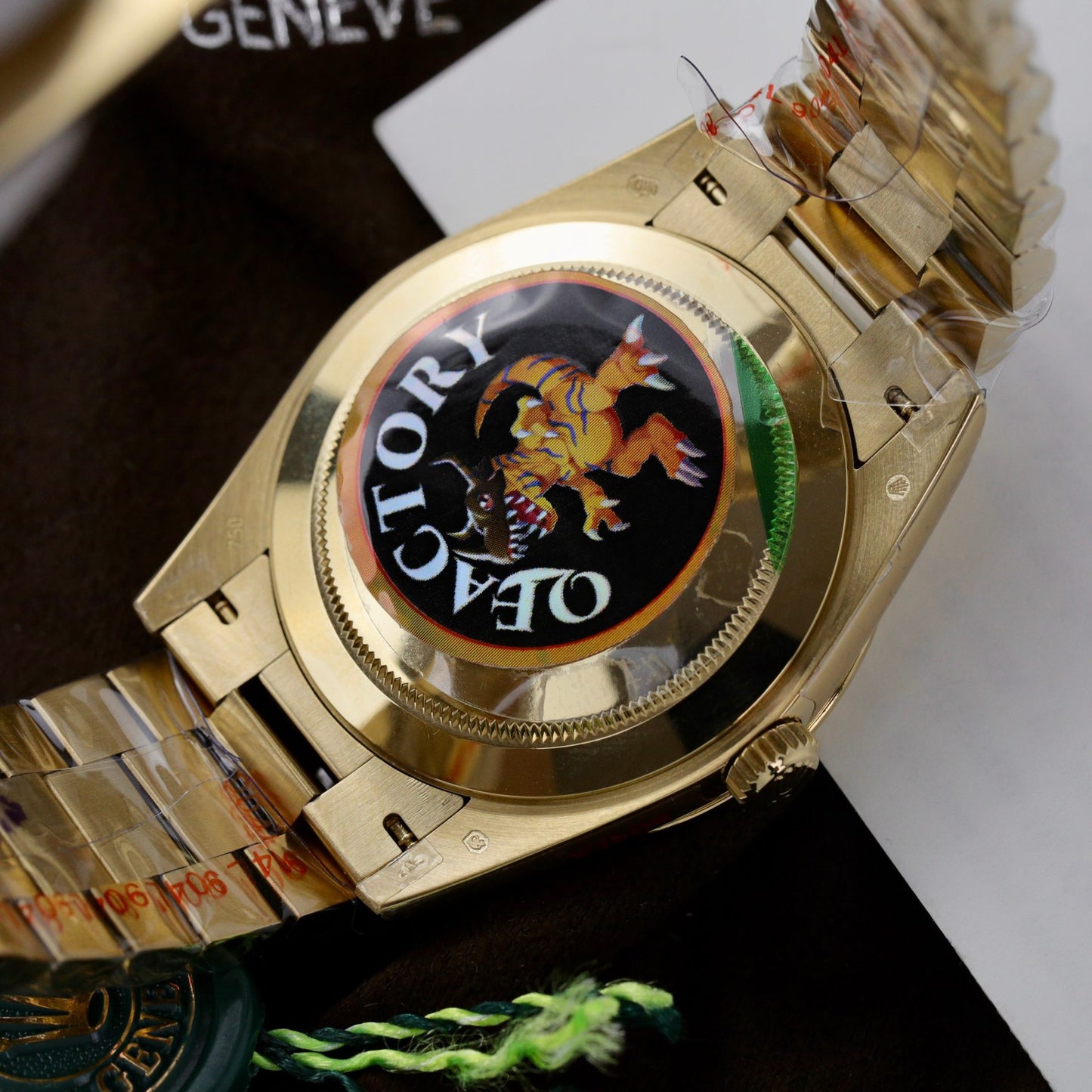 Rolex Replica Watch Day-Date 228238-0069 Green Ombre 185 Grams QF Factory 40mm