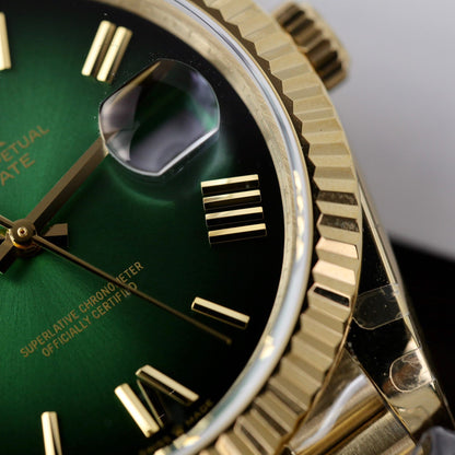 Rolex Replica Watch Day-Date 228238-0069 Green Ombre 185 Grams QF Factory 40mm