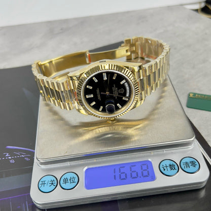 Rolex Day-Date 228238 Replica Watch Black Dial GM Factory 40mm