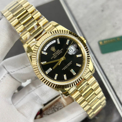 Rolex Day-Date 228238 Replica Watch Black Dial GM Factory 40mm