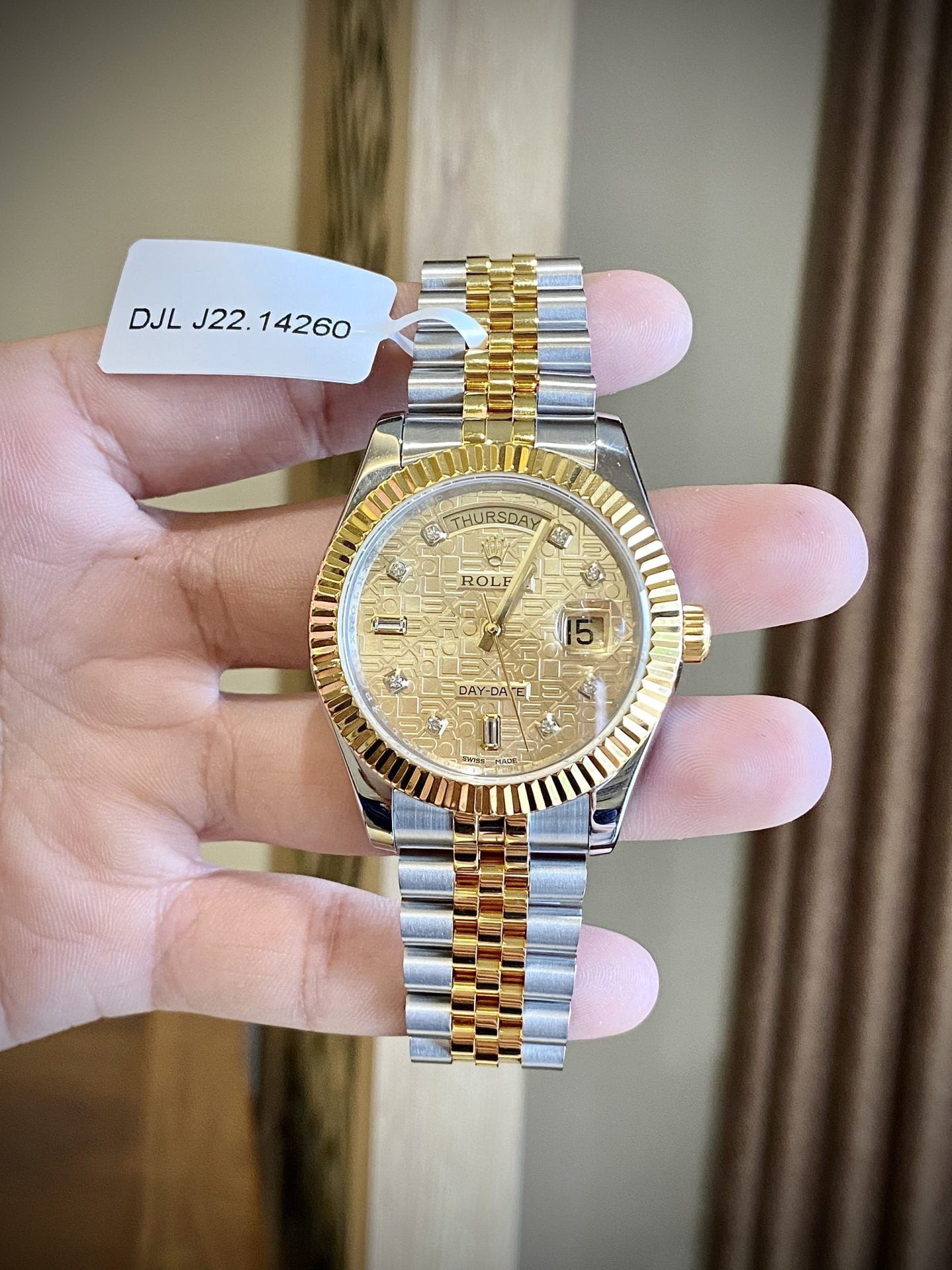 Rolex Day-Date Custom Gold Wrapped 40mm Clone