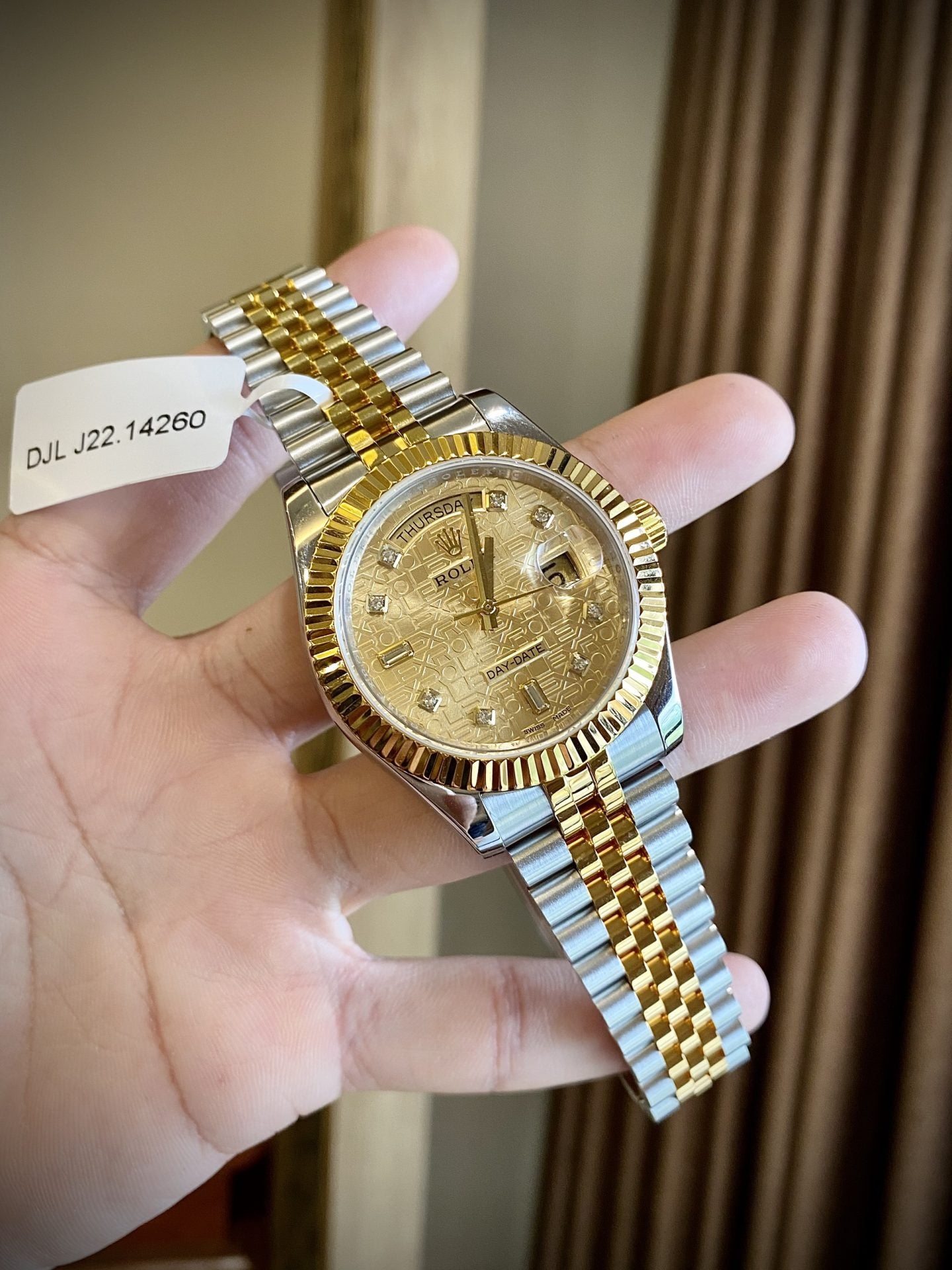 Rolex Day-Date Custom Gold Wrapped 40mm Clone