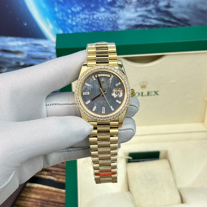 Rolex Day-Date Mother-Of-Pearl Dial With Diamonds BP Factory 40mm