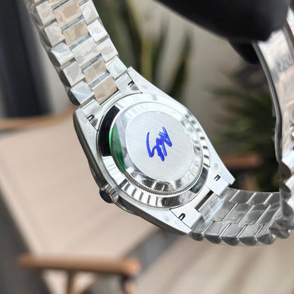 Rolex Replica Watch Day-Date Meteorite Dial President Strap GM Factory 40mm