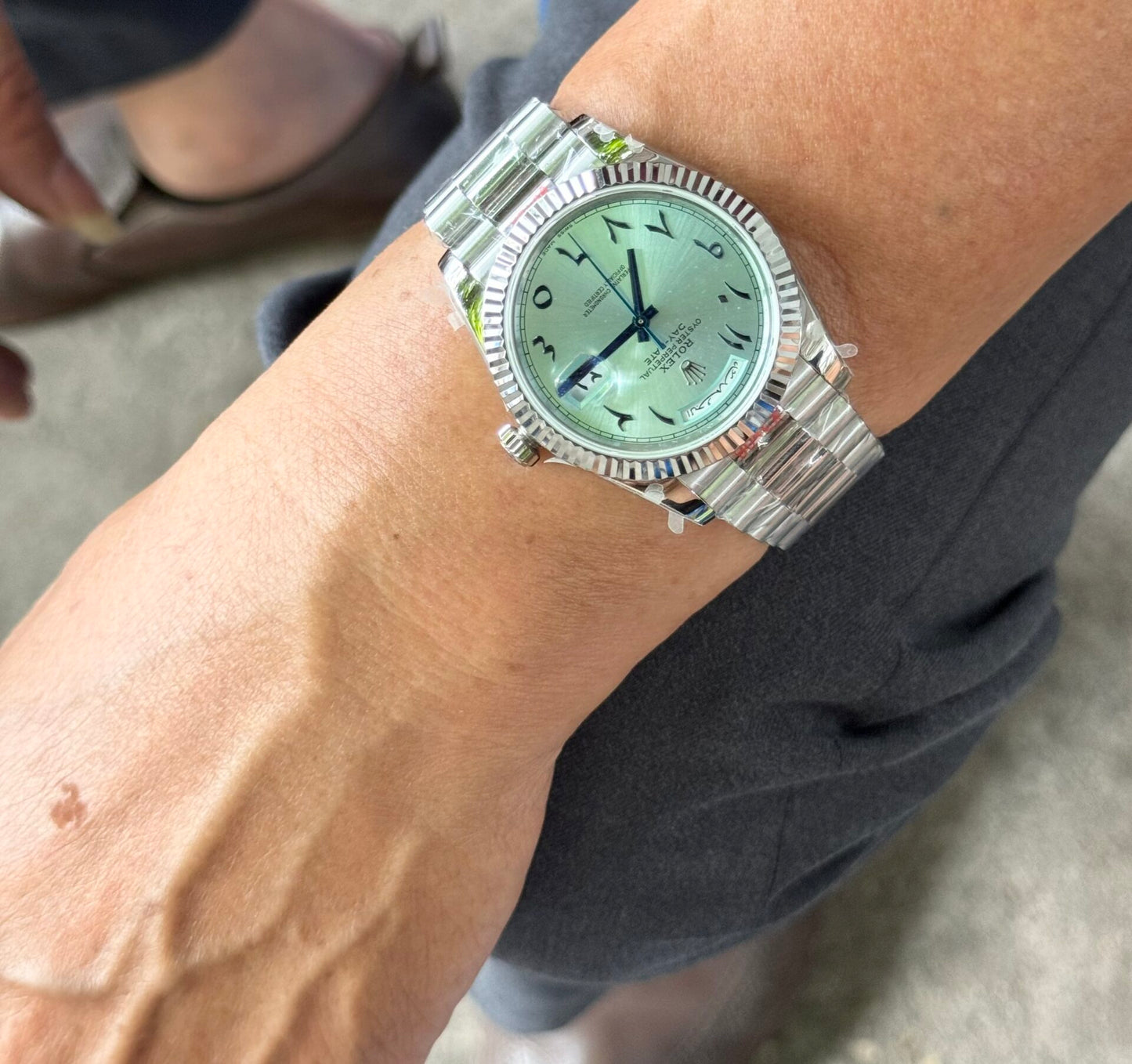 Rolex Day-Date Replica Watch Blue Dial Arabic Markers GM Factory V2 40mm