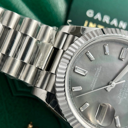Rolex Replica Watches Day-Date Mother Of Pearl Dial 40mm Clone